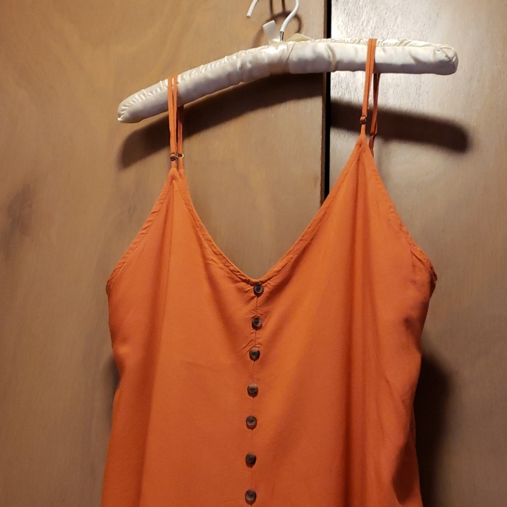 Orange RVCA Romper - Picture 2 of 8